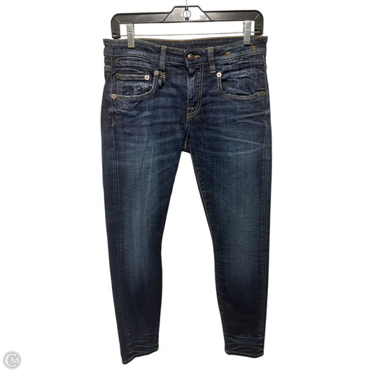 Jeans Designer By R13 In Blue Denim, Size: 25