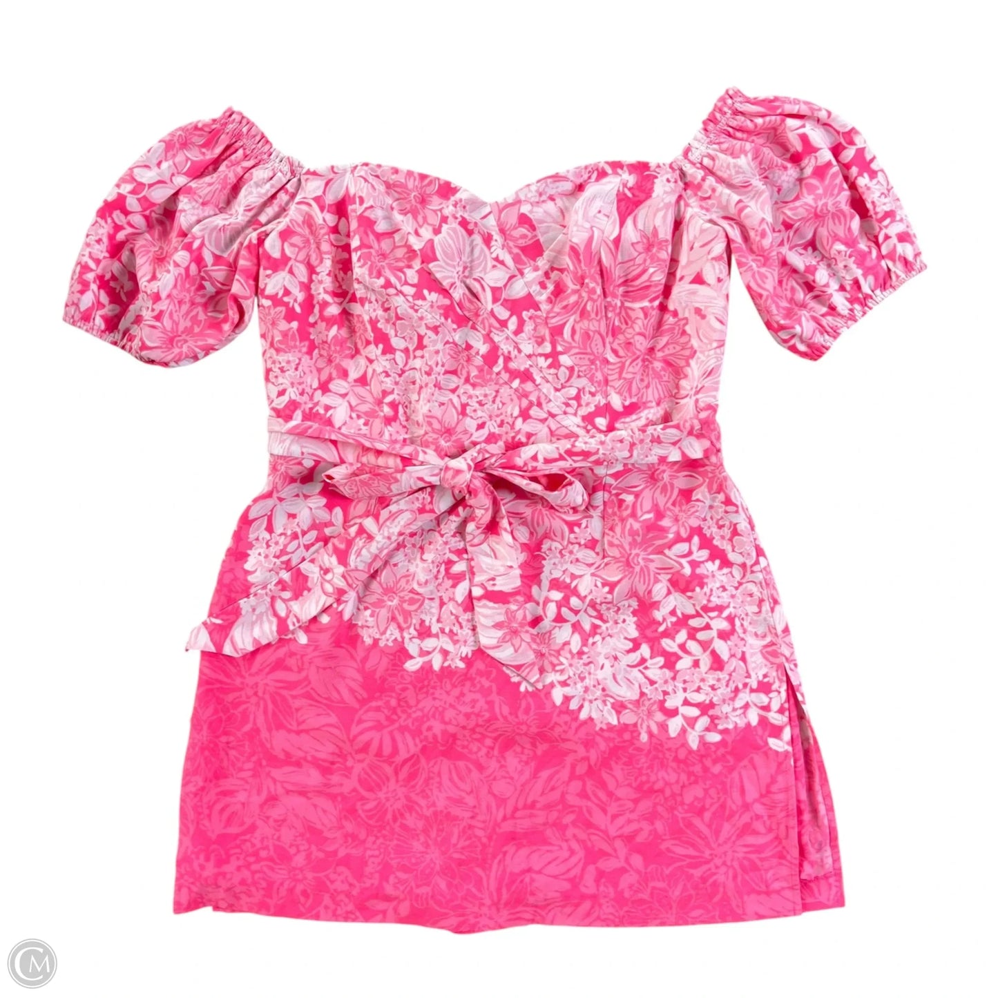Romper Designer By Lilly Pulitzer In Floral Print, Size: Xl