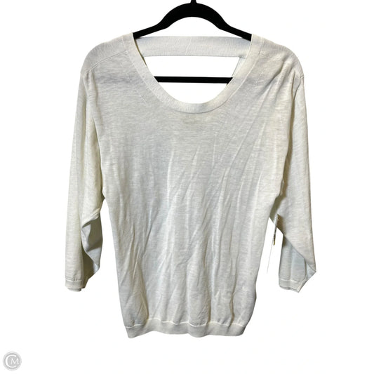Sweater Luxury Designer By Burberry In Cream, Size: S